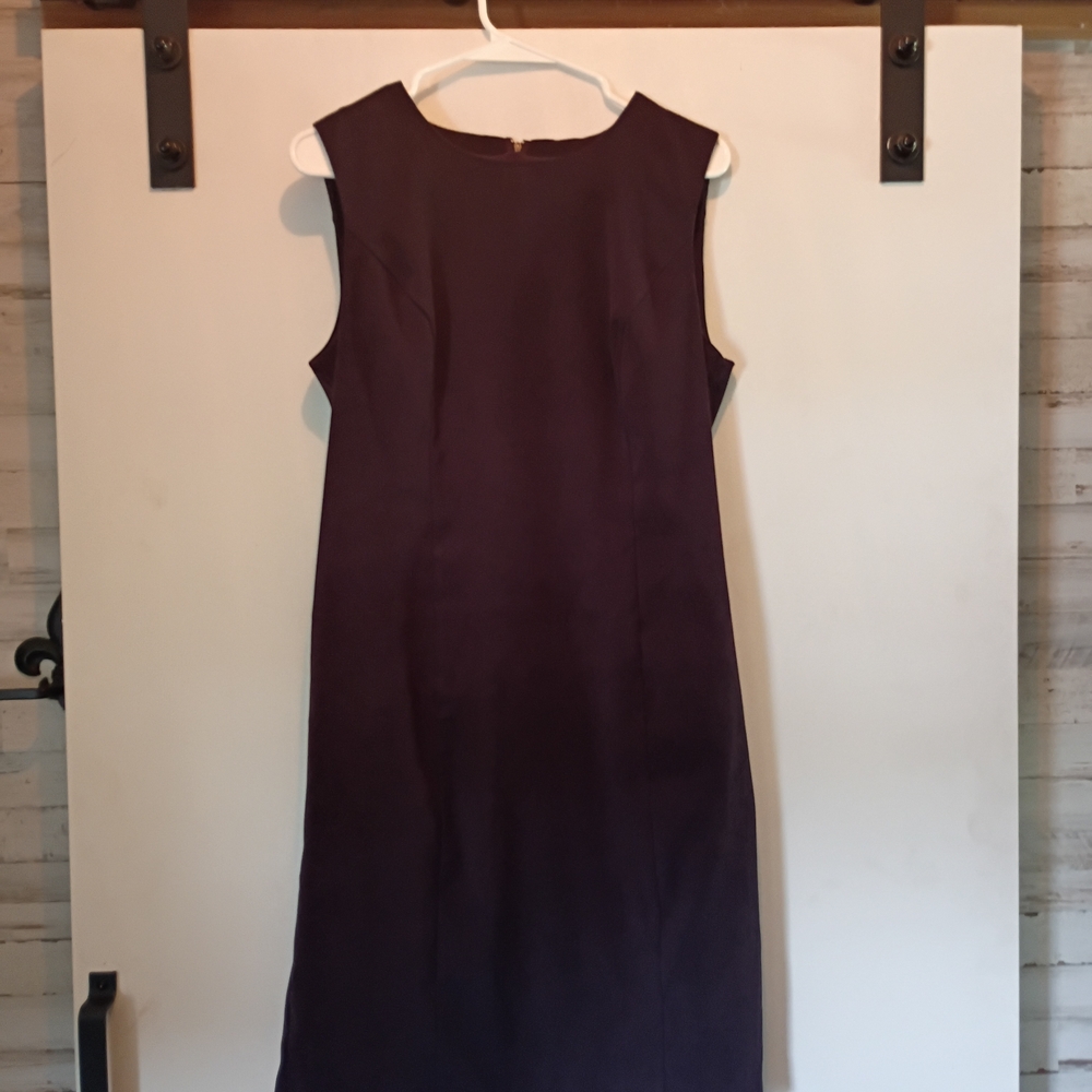 Sag Harbor Deep Purple Midi Dress - Picture 3 of 10